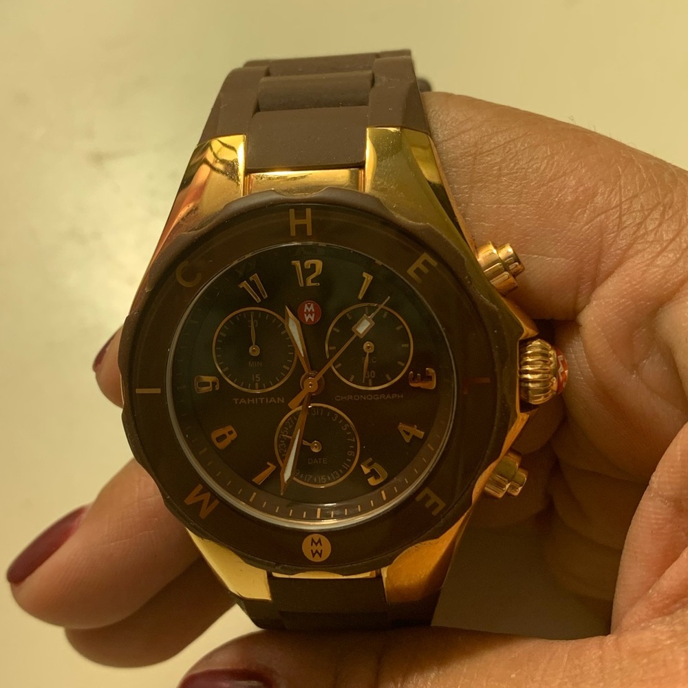 Authentic Michele Tahitian jelly Watch